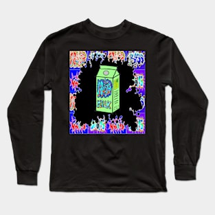 spray milk music graffiti Long Sleeve T-Shirt